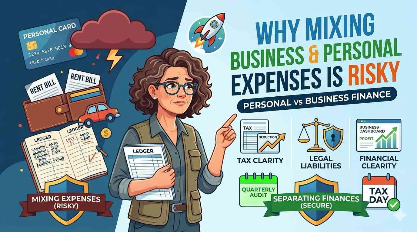 Why Mixing Business and Personal Expenses is Risky